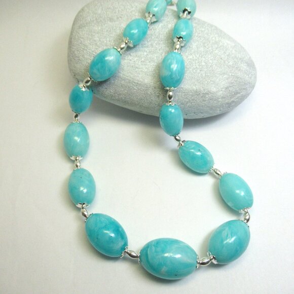 Vintage bead graduated necklace - Picture 11 of 11